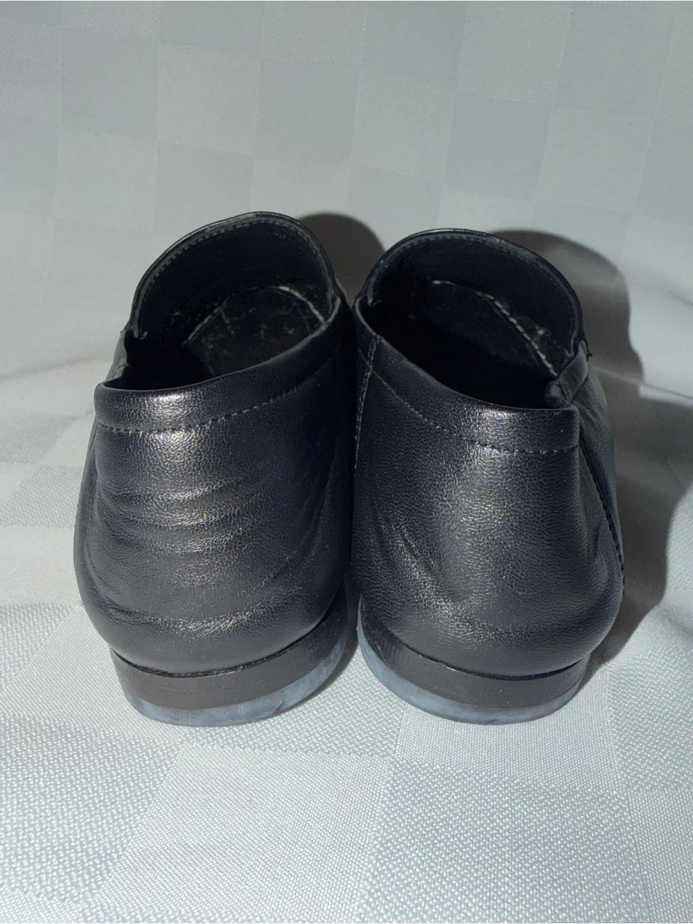 Sz 36.5 6.5 Gucci Brixton Black Leather Horsebit Loafers